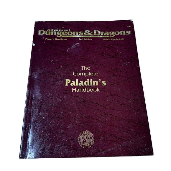 AD&D Complete Paladin's Handbook Rules Supplement 1994 TSR 2147 Dungeons Dragons - Picture 1 of 5